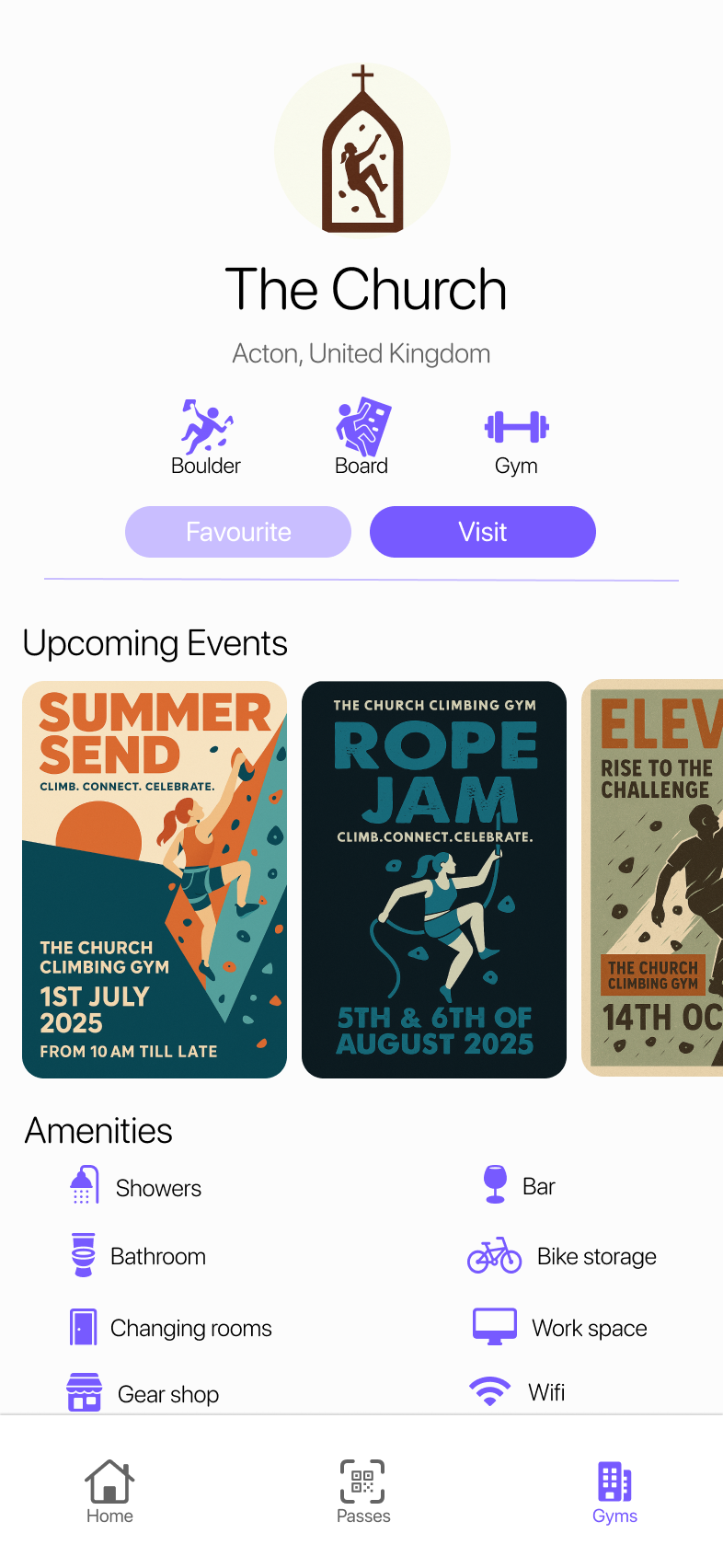 Stay Connected with Gyms in Crahg app