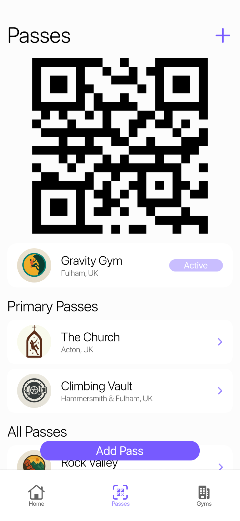 Store Passes in Crahg app